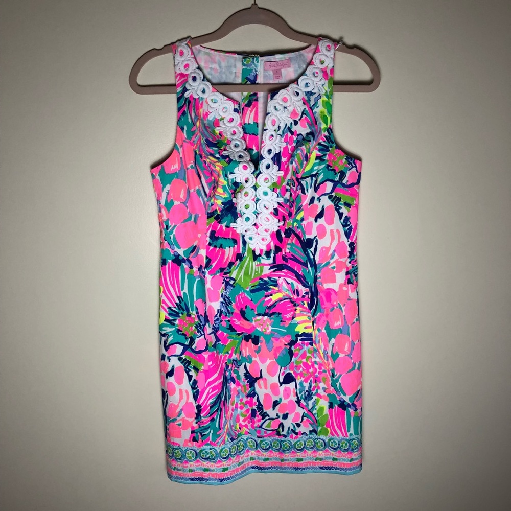 NWT Lilly Pulitzer Gabby Shift Dress in Gumbo